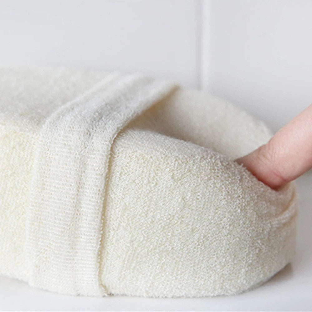 3 Pcs Loofah Bath Towel Natural Shower Sponge Exfoliating Body Brush