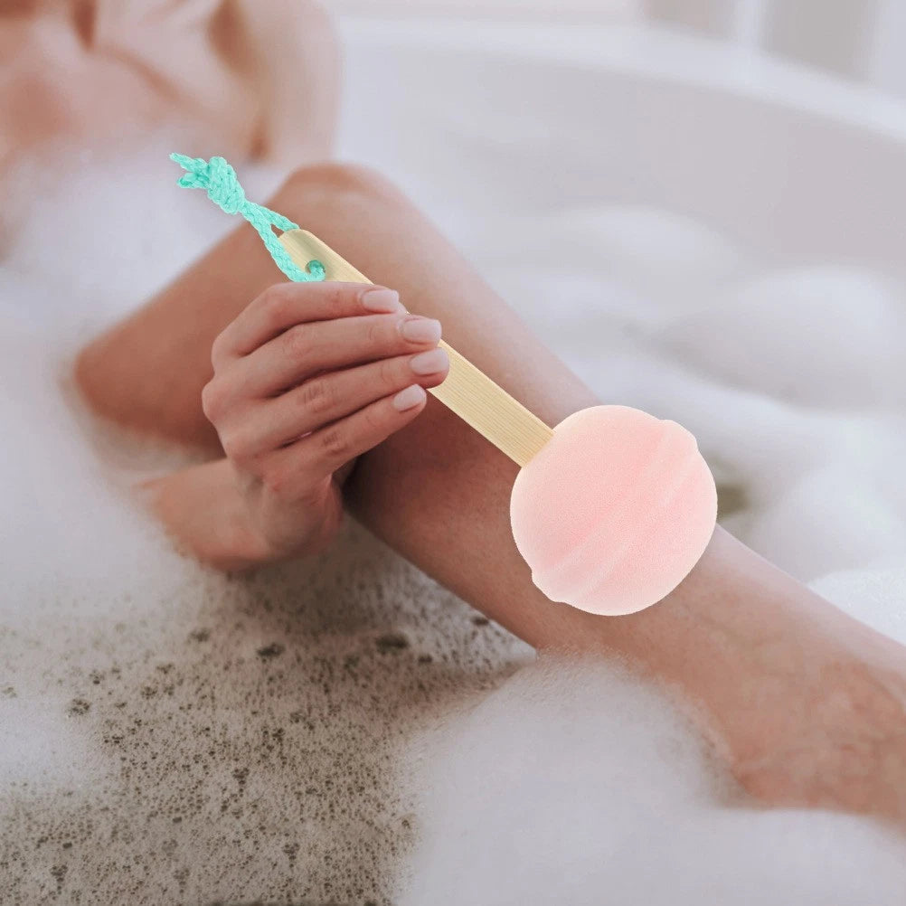 2 Pcs Bath Sponge Toddler Baby Shower Brush for Cleaning Body Scrubber