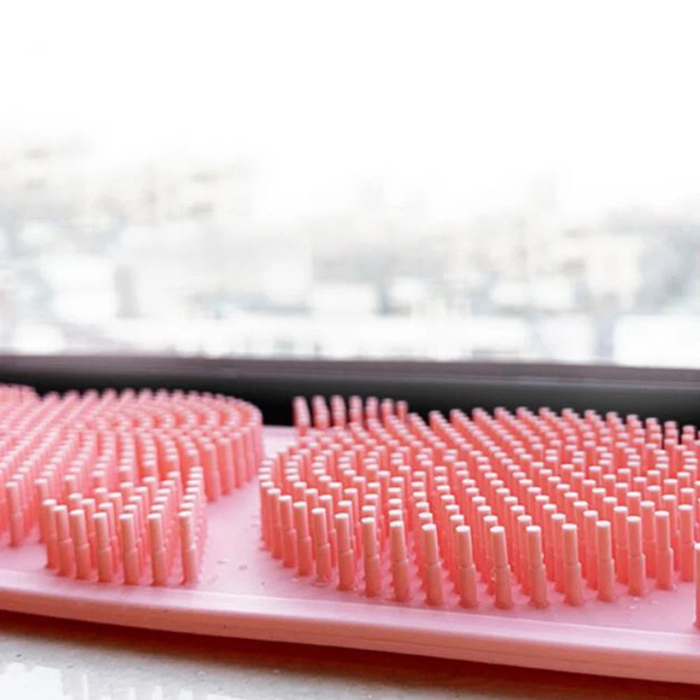 2 Count Bath Brush Body Exfoliating Tool Back Scrubbing Scrubber Silicone