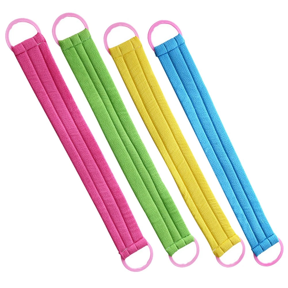 4 PCS Bath Towel Back Washing Bathing Japanese Exfoliating Scrubber