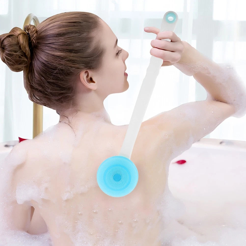 360 Degree Back Scrubbing Man Silicone Bath Shower Scrubber