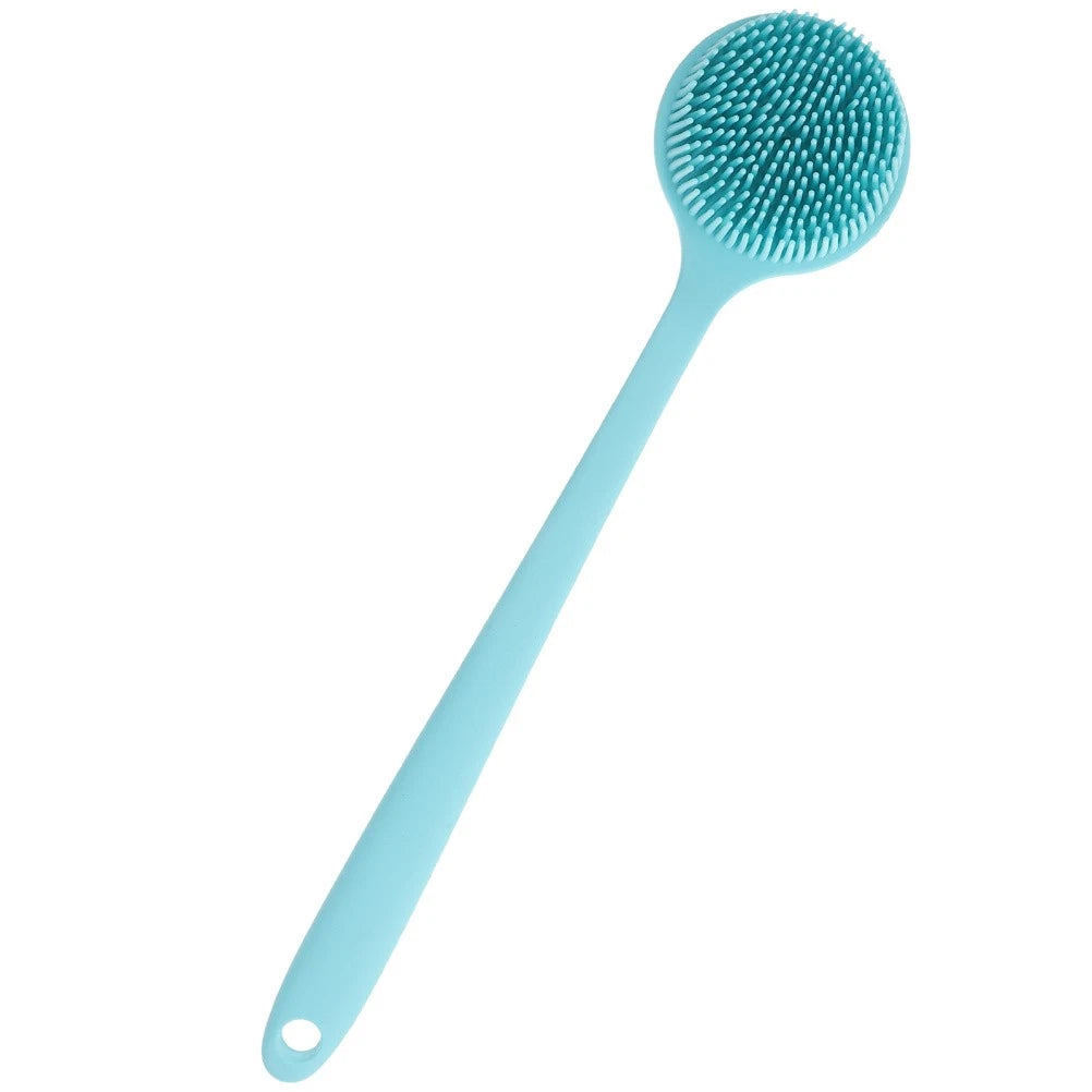 Long Handle Bath Brush Silicone Exfoliator Brushes Elderly Body Exfoliation