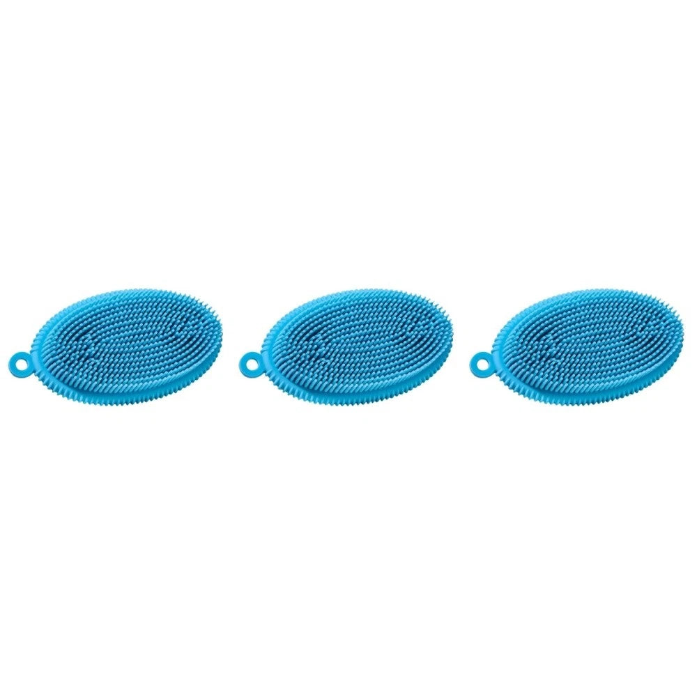 3 Pcs Bath Brush Child Newborn Body Exfoliator Scrubbing Hair Washing
