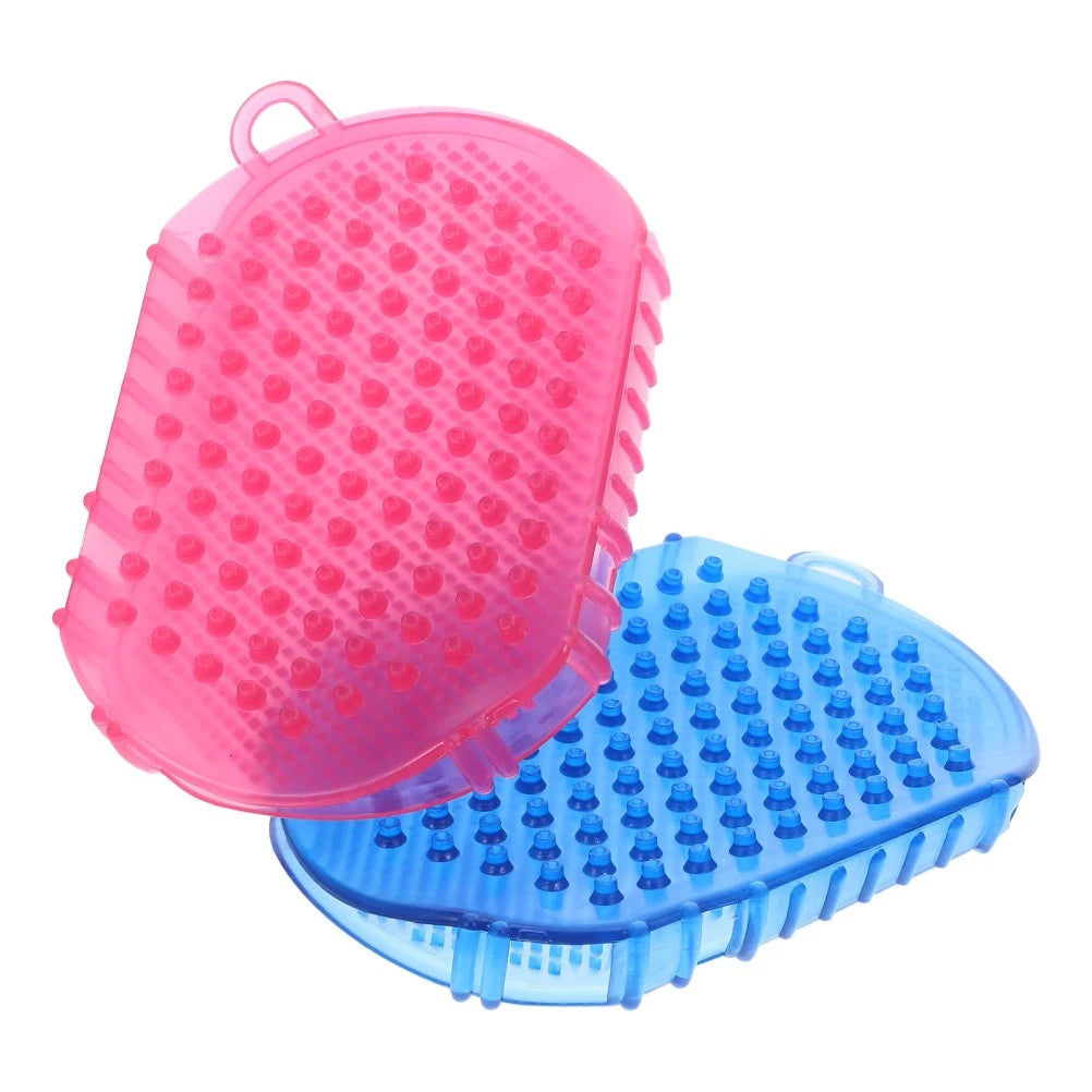 2 Pcs Massage Brush Body Exfoliator Dry Man Bath Brushes for Shower