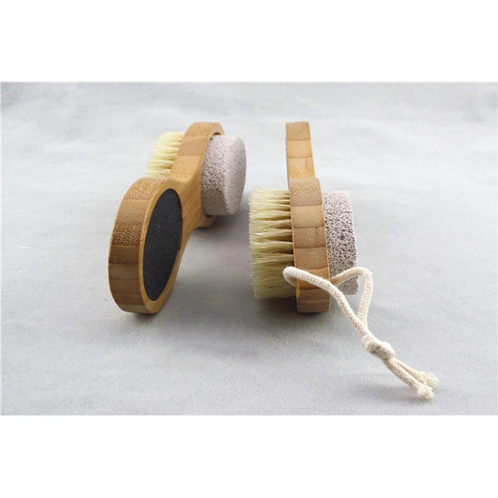 1PC Hard Skin Remover Feet Pedicure Scrubber Shower Foot Scrubber Brush
