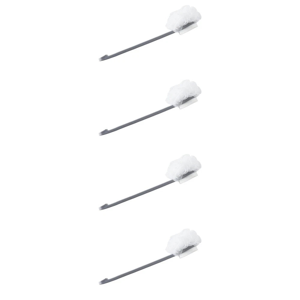 4 Count Bath Ball Brush Child Double-sided Back Scrubber for Shower Exfoliating