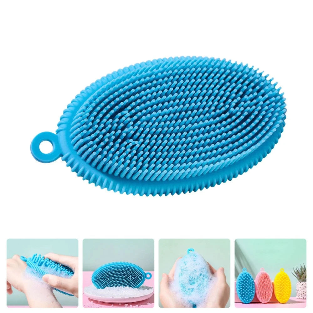 3 Pcs Bath Brush Child Newborn Body Exfoliator Scrubbing Hair Washing