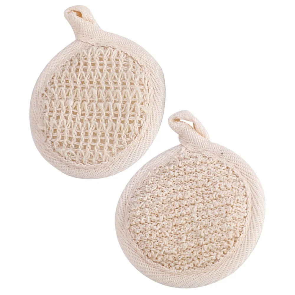 2 Pcs Bath Towel Scrubber for Cleaning Body Exfoliator Scrubbing Cloth