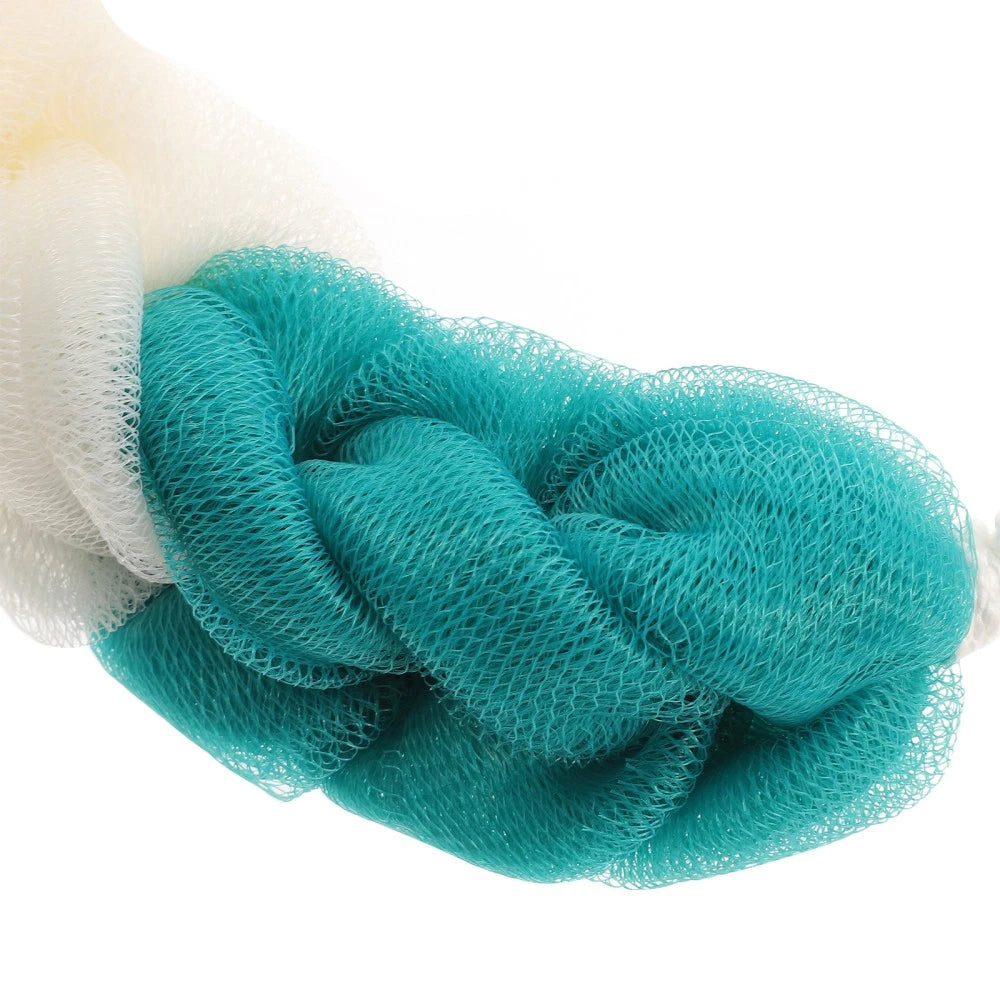 3 Pcs Back Scrubber Bath Towel Man Exfoliating Shower Pouf Loofah Body