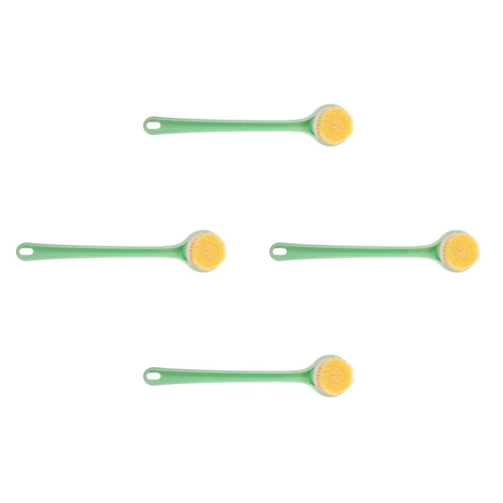 Bath Brush and Towel Girl Back Scrubber for Shower Women Long Handle