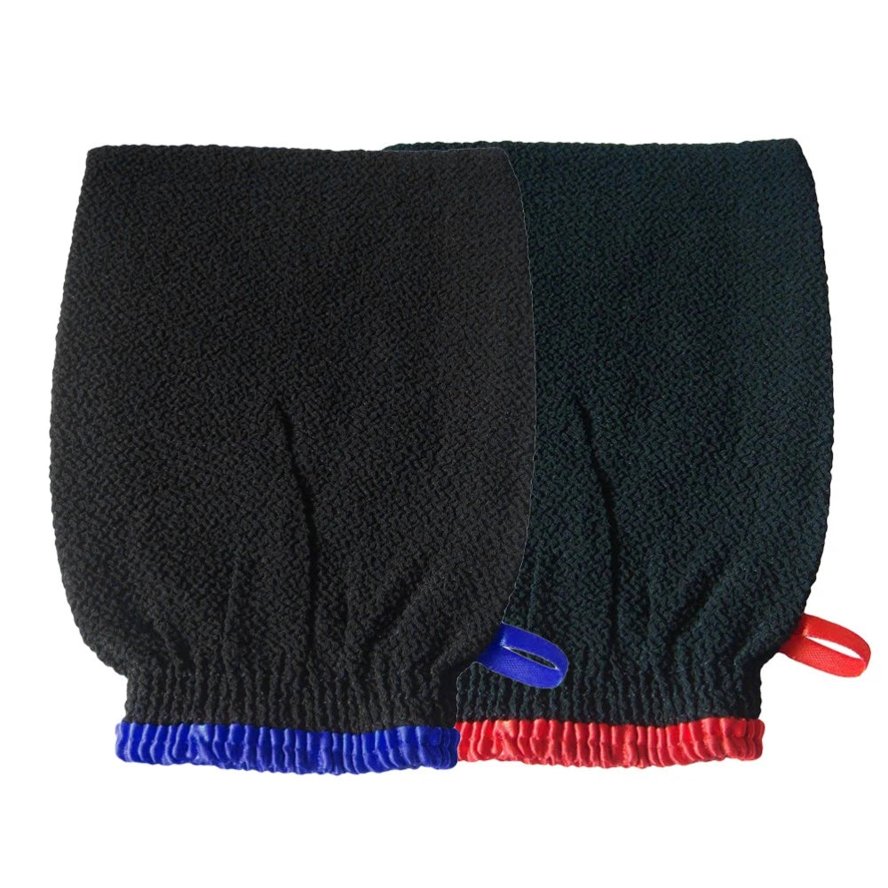 2pcs Bath Glove Exfoliating Bath Glove Scrubber Body Brush Glove Body Scrubber