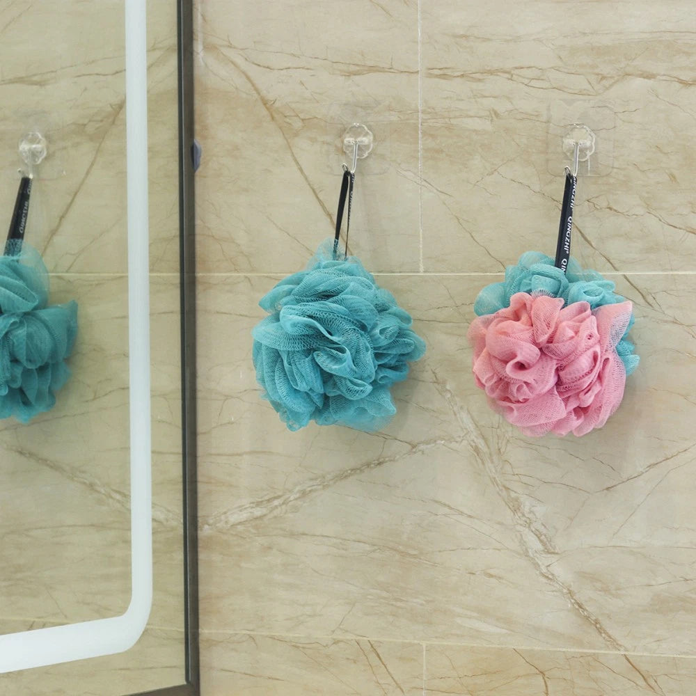 Bath Ball Bathroom Accessories Body Scrubber Exfoliator Loofah Bathtub