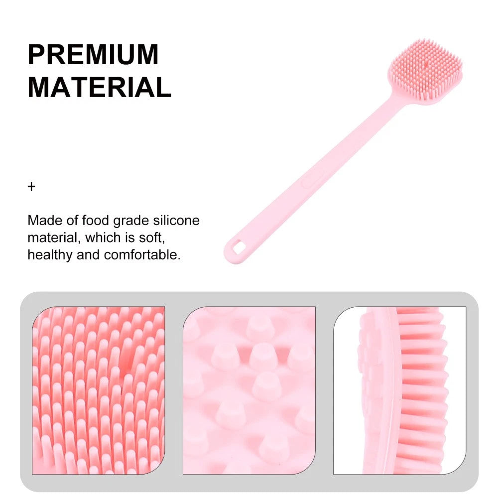 Bath Brush Shower Scrubber for Back Scratcher Exfoliating