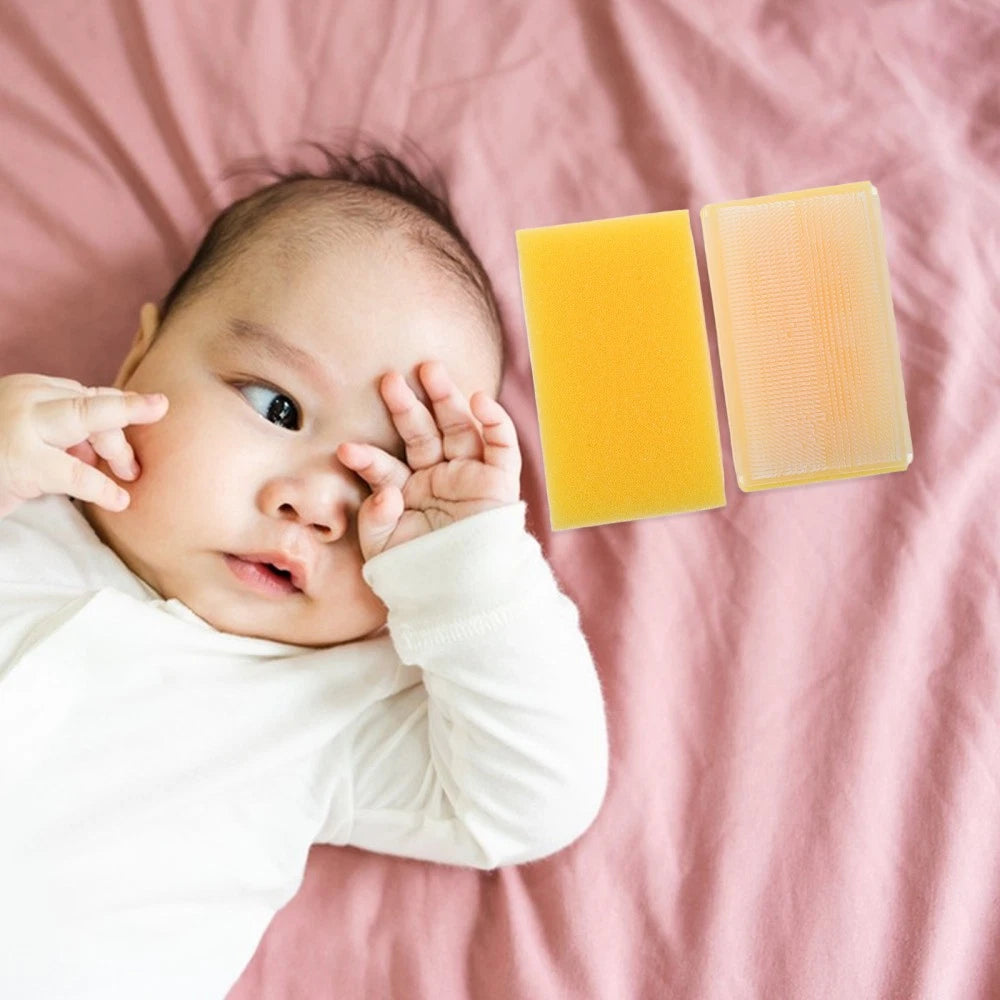 2 Pcs Sensory Training Device Newborn Toddler Baby Bath Scrubber Scalp Brush