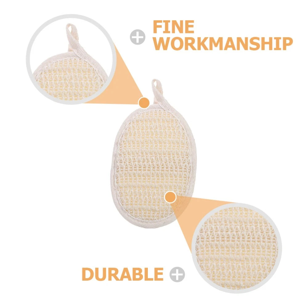 6 Pcs Bath Scrubber Baby Body Scrubbing Brush Shower Sponge Exfoliating