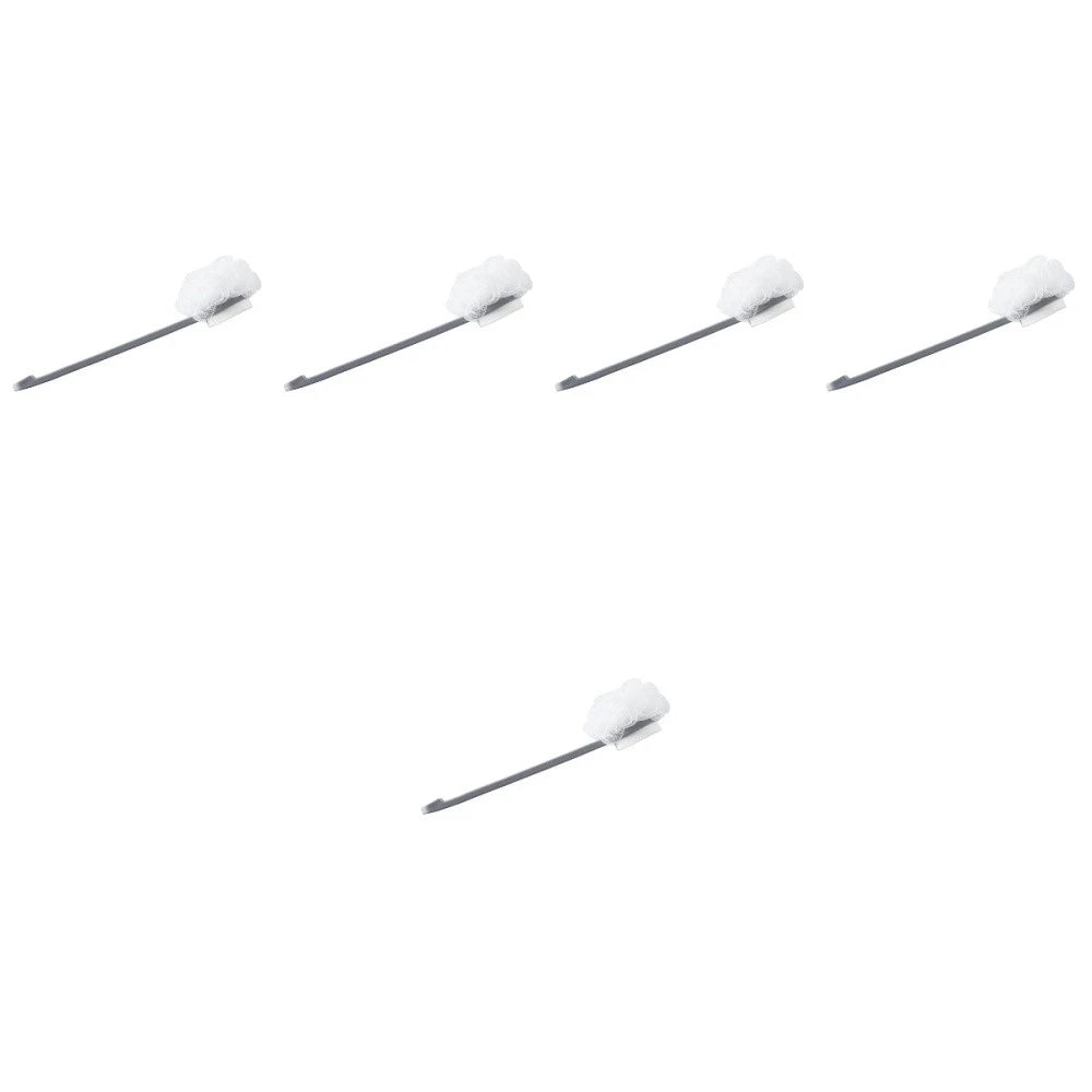 5 Count Bath Ball Brush Child Exfoliating Back Scrubber with Handles