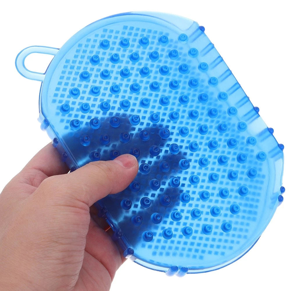 2 Pcs Massage Brush Man Body Dry Exfoliator Bath Scrubber Brushes