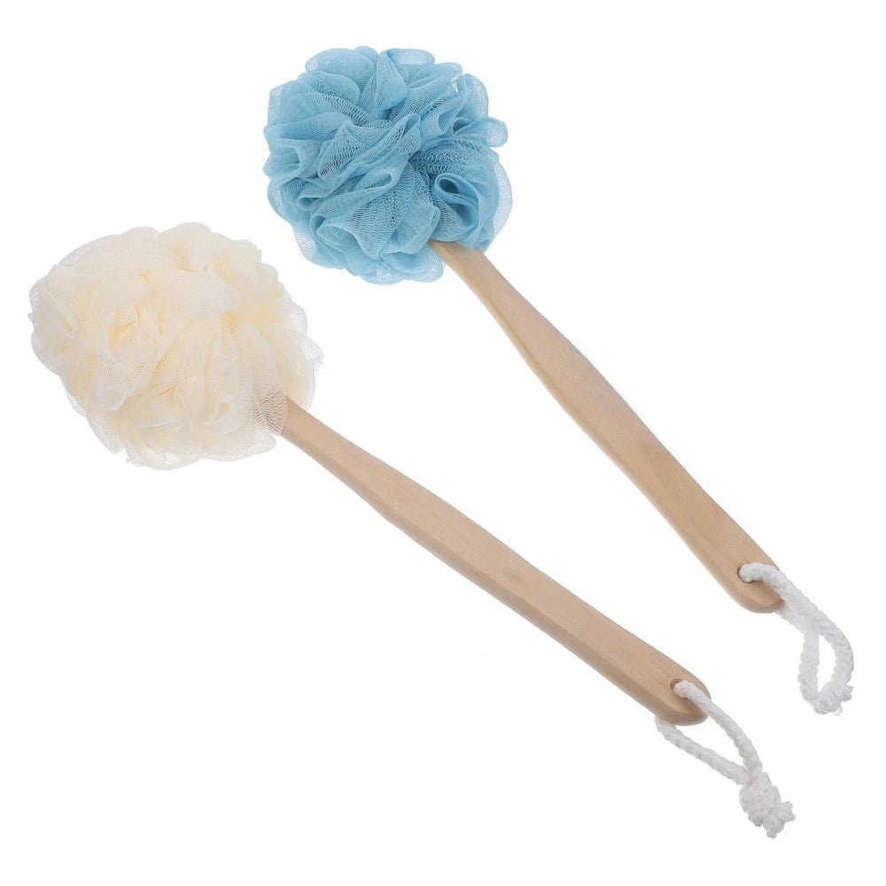 2 Pcs Bath Body Brushes Shower Wash for Cleaning Bathing Women