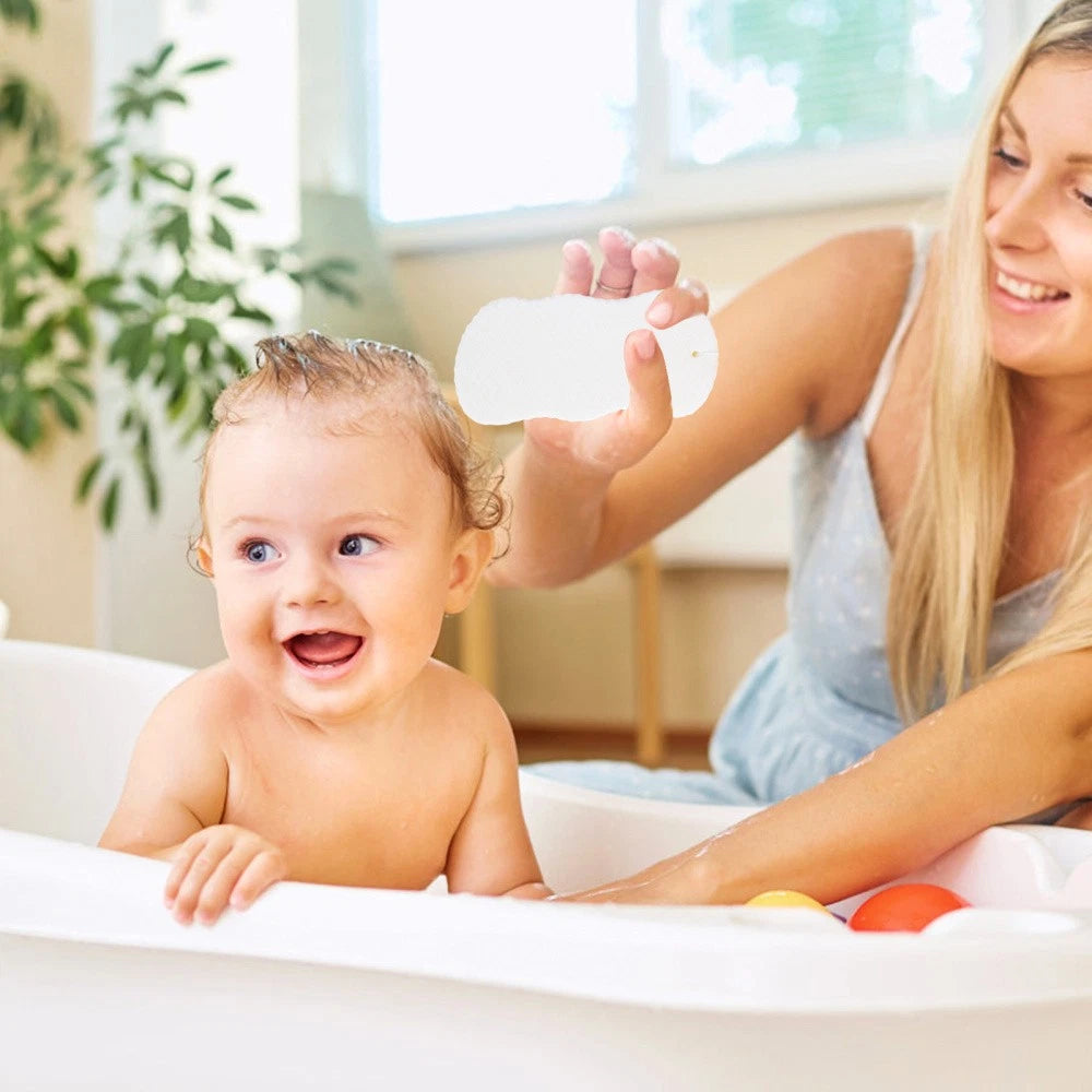 2 Pcs Baby Bath Sponge Child Toddler Shower Scrub Brush for Body Scrubber