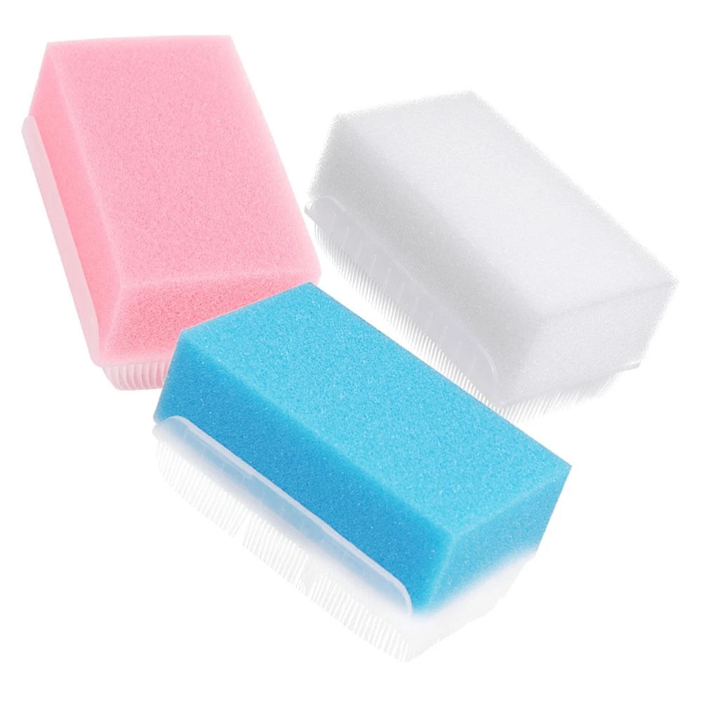 3 Pcs Tactile Brush Child Multipurpose Cleaning Baby Bath Scrubber
