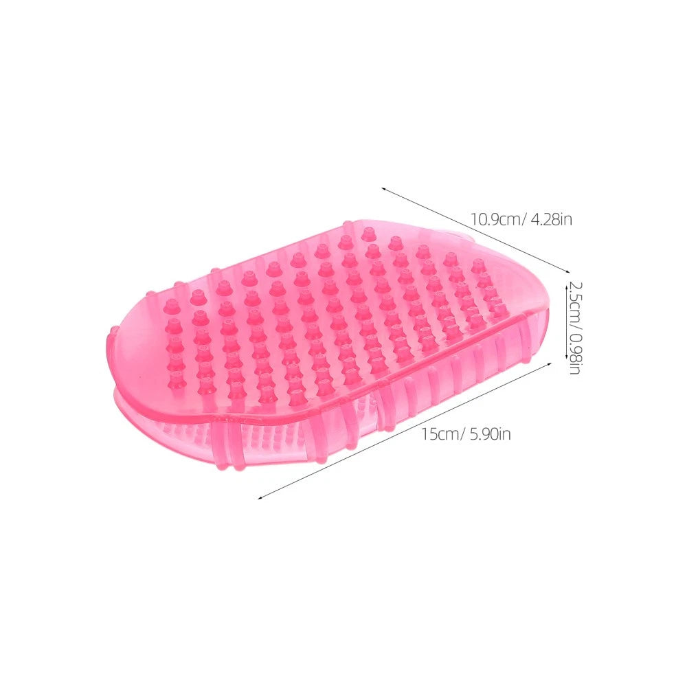 2 Pcs Massage Brush Man Body Dry Exfoliator Bath Scrubber Brushes