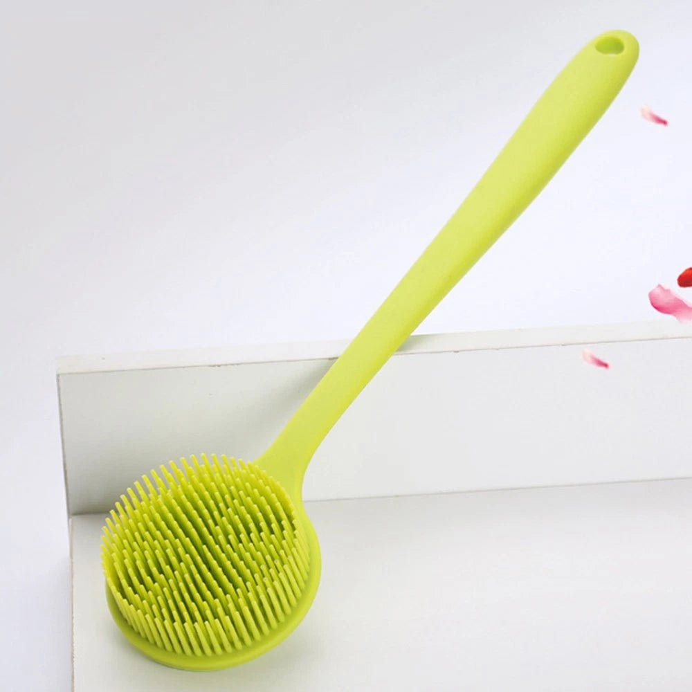 Bath Brush Body Scrubber Exfoliator Silicone Shower Man Back for