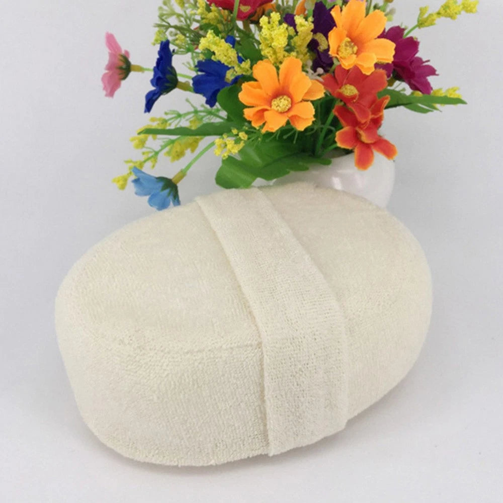 3 Pcs Loofah Bath Towel Natural Shower Sponge Exfoliating Body Brush