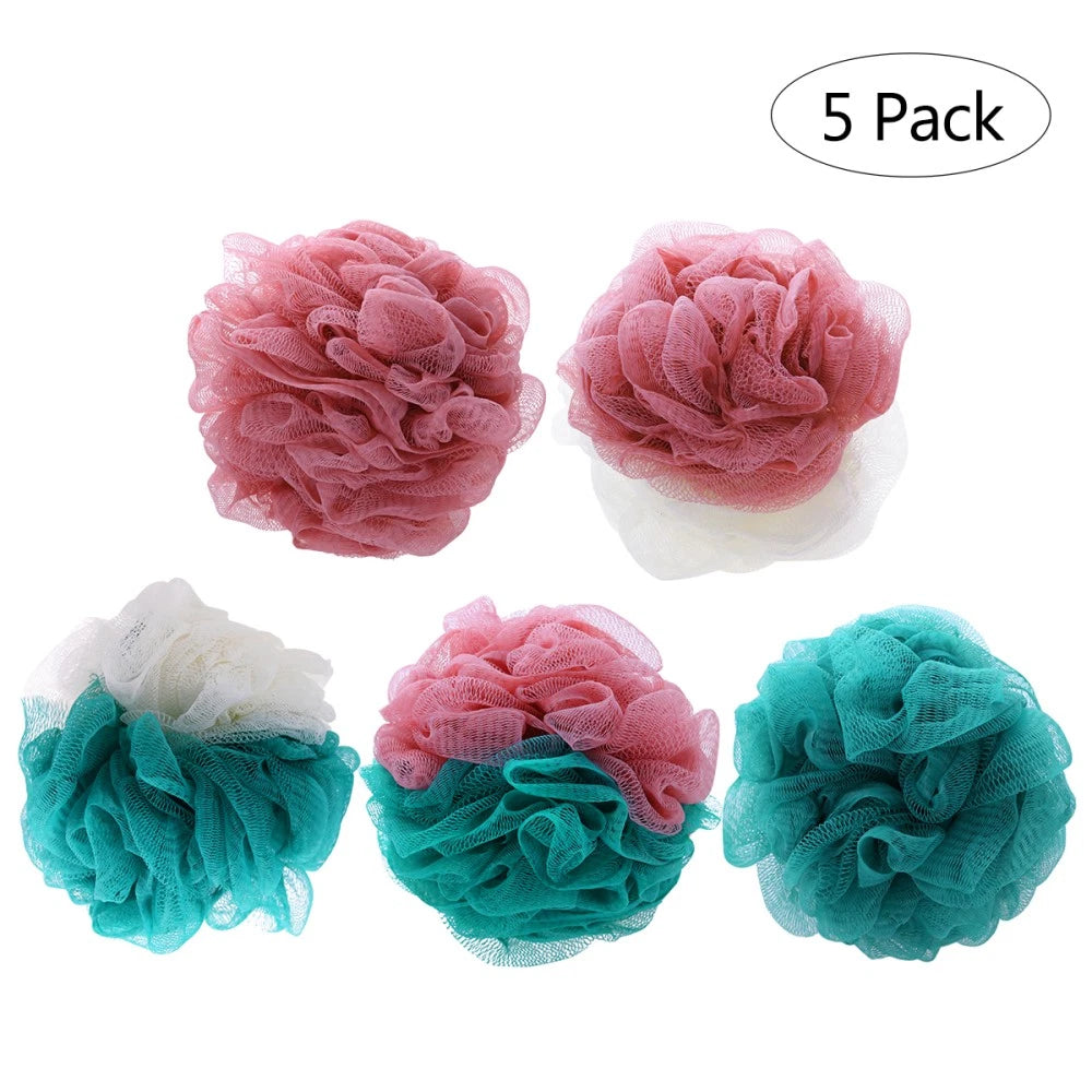 Bath Ball Bathroom Accessories Body Scrubber Exfoliator Loofah Bathtub