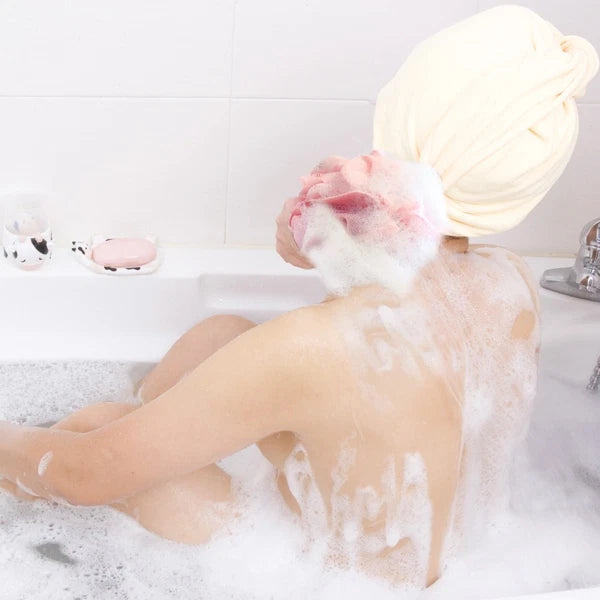 Bath Ball Bathroom Accessories Body Scrubber Exfoliator Loofah Bathtub