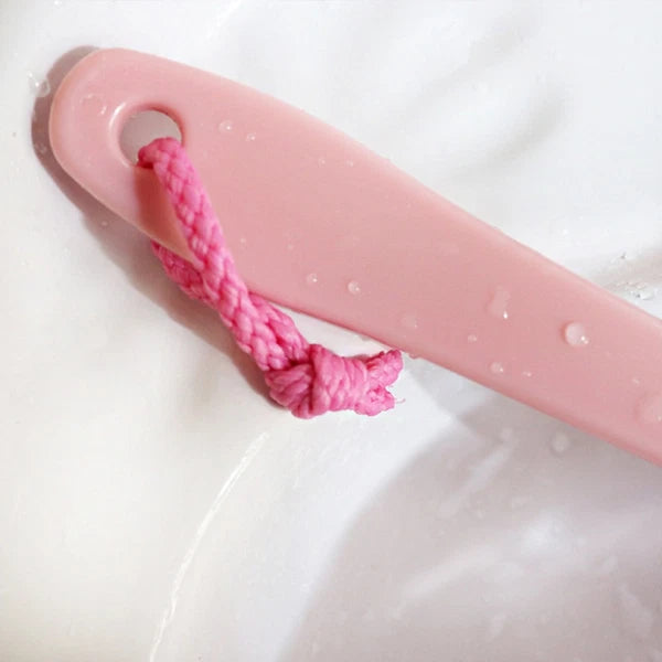 3 PCS Scrub Bath Brush Shower Back Scrubber Bathroom Accessories