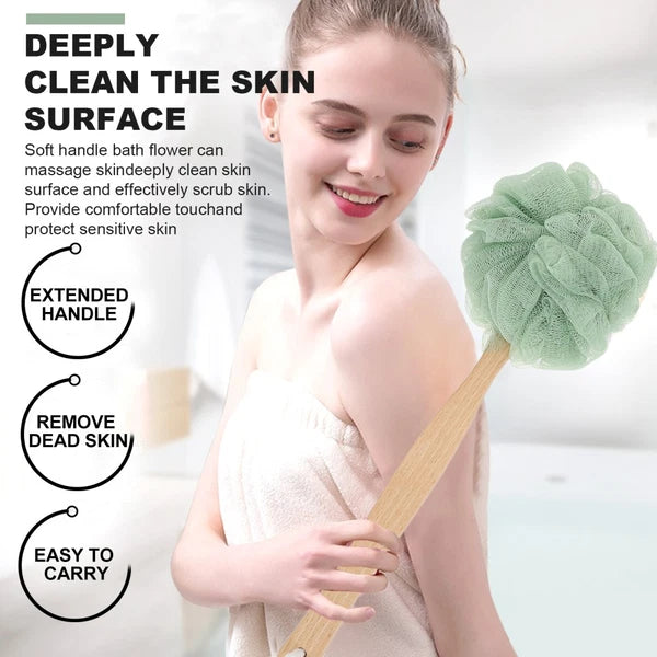 3 Pcs Bath Ball Towel Shower Brush Cleaning Scrubber Bathing Supply