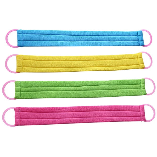 4 PCS Bath Towel Back Washing Bathing Japanese Exfoliating Scrubber