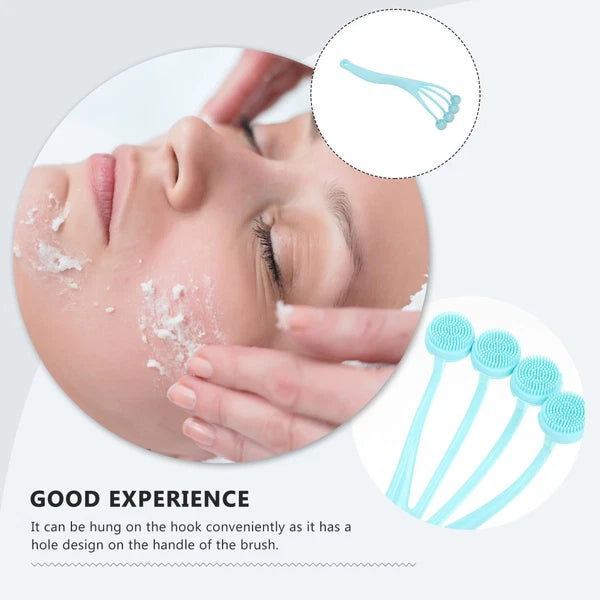 3 Pieces Exfoliating Bath Brush Man Shower Body Skin Massage Tool Cleaning