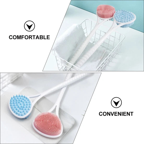 Back Scrub Brush Elder Man Shower Bath Scrubber Exfoliating Brushes