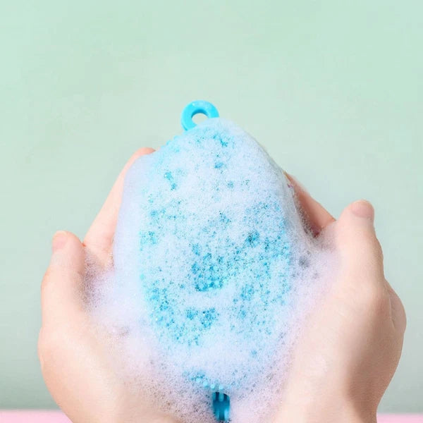 3 Pcs Bath Brush Child Newborn Body Exfoliator Scrubbing Hair Washing