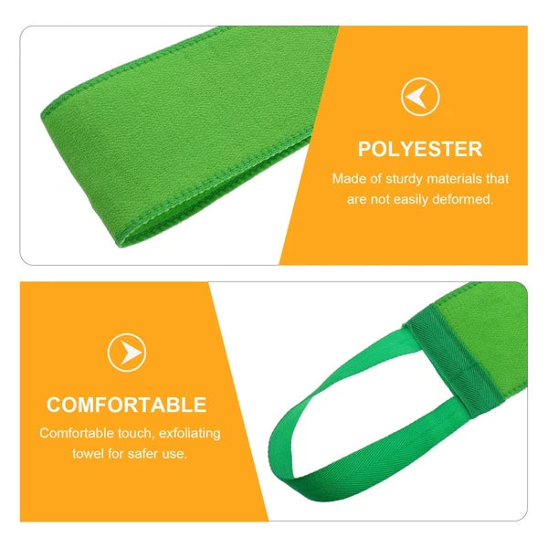 2 Pcs Bath Towel Back Brush for Shower Women Asian Exfoliating Washcloth