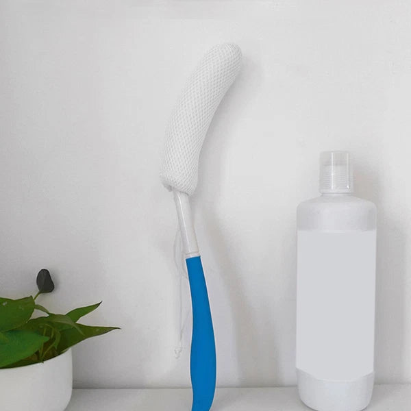 Back Scrubbing Brush Bathroom Sponge with Long Handle for Men