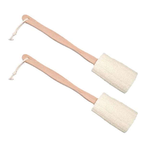 2Pcs Long Handle Back Scrub Brush for Bathing Shower Exfoliating Skin Care