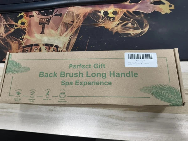 Back Brush Long Handle for Shower, 20.5” Back Bath Brush for Shower, Back Scr...