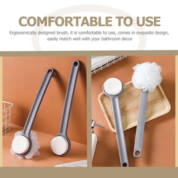 2 Count Bath Ball Brush Child Body Shower Scrubber Exfoliating for Back
