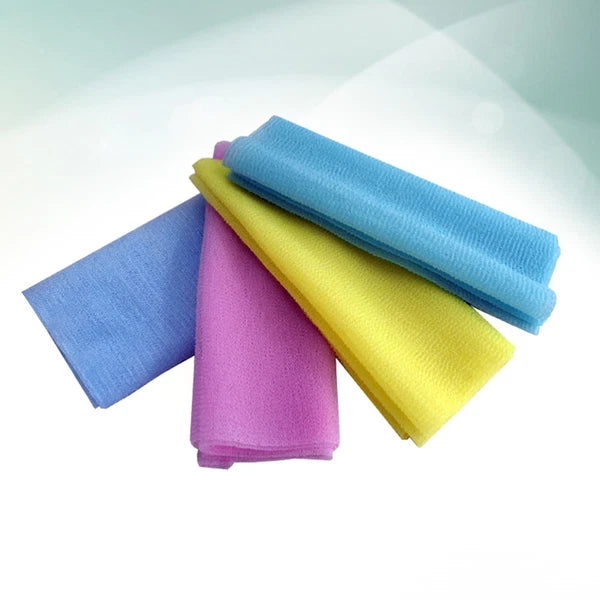 4 Pcs Bath Towel Soft Body Scrubber Exfoliating Brush for Cloth Nylon