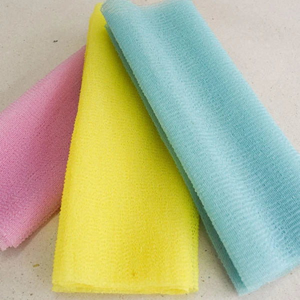 4 Pcs Bath Towel Soft Body Scrubber Exfoliating Brush for Cloth Nylon