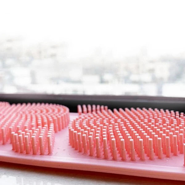 2 Count Bath Brush Body Exfoliating Tool Back Scrubbing Scrubber Silicone