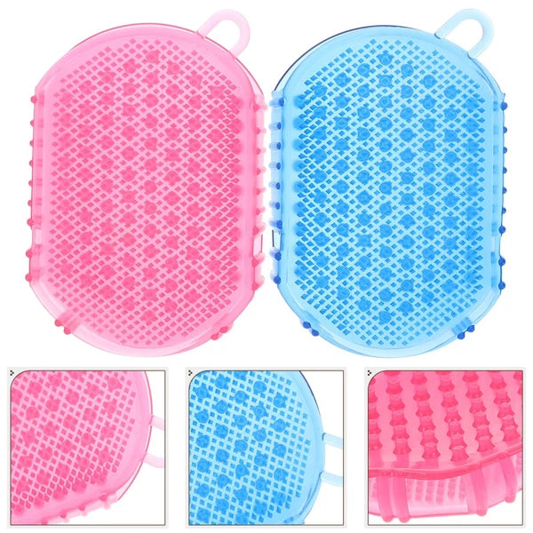2 Pcs Massage Brush Man Body Exfoliator Bath Brushes for Shower Back Scrubber