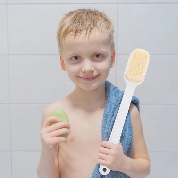 Back Scrub Brush Bath Shower Scrubber with Long Handle Bathroom Cleaner for