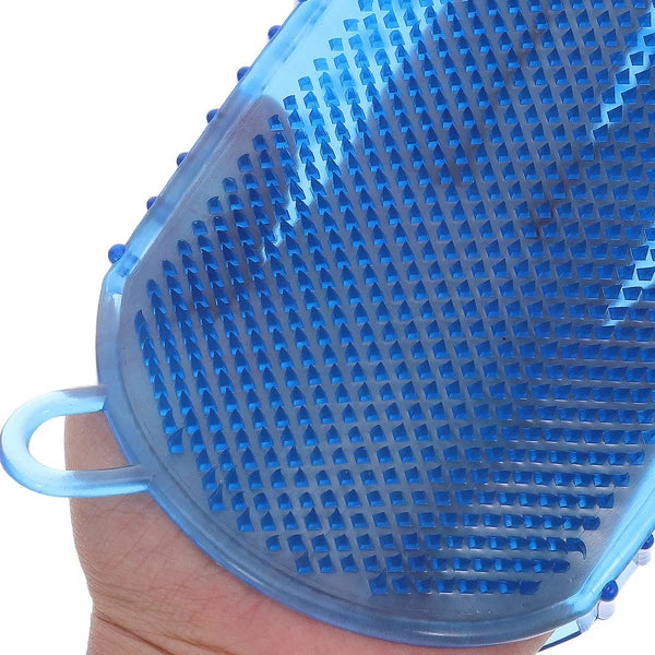 2 Pcs Massage Brush Man Body Dry Exfoliator Bath Scrubber Brushes