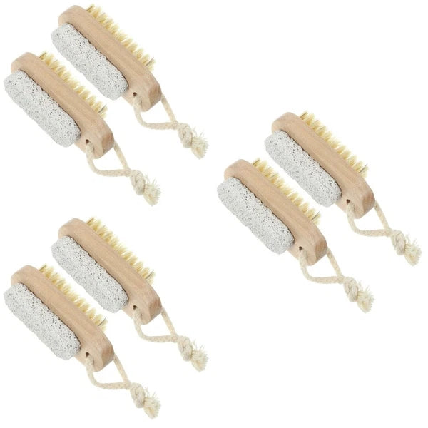 2 Pcs Double-sided Brush of Stepping Bath Foot Scrubber