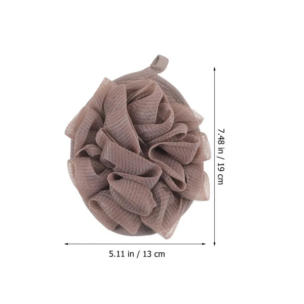 3 Pcs Bath Sponge Brush Travel Exfoliating Loofah Shower Scrubber