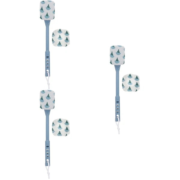 3 Pcs Scrub Bath Brush Body Brushes Back Scrubber for Use in Shower