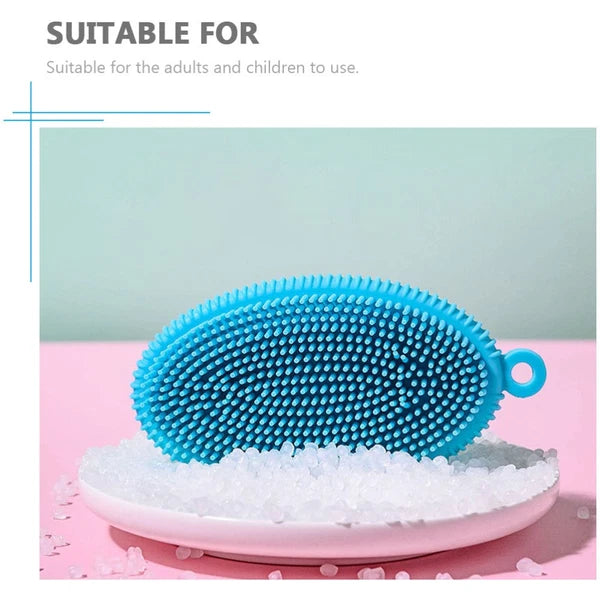 3 Pcs Bath Brush Child Newborn Body Exfoliator Scrubbing Hair Washing